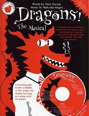 Dragons! The Musical (Teacher's Book/CD). Voice Sheet Music, CD Cover
